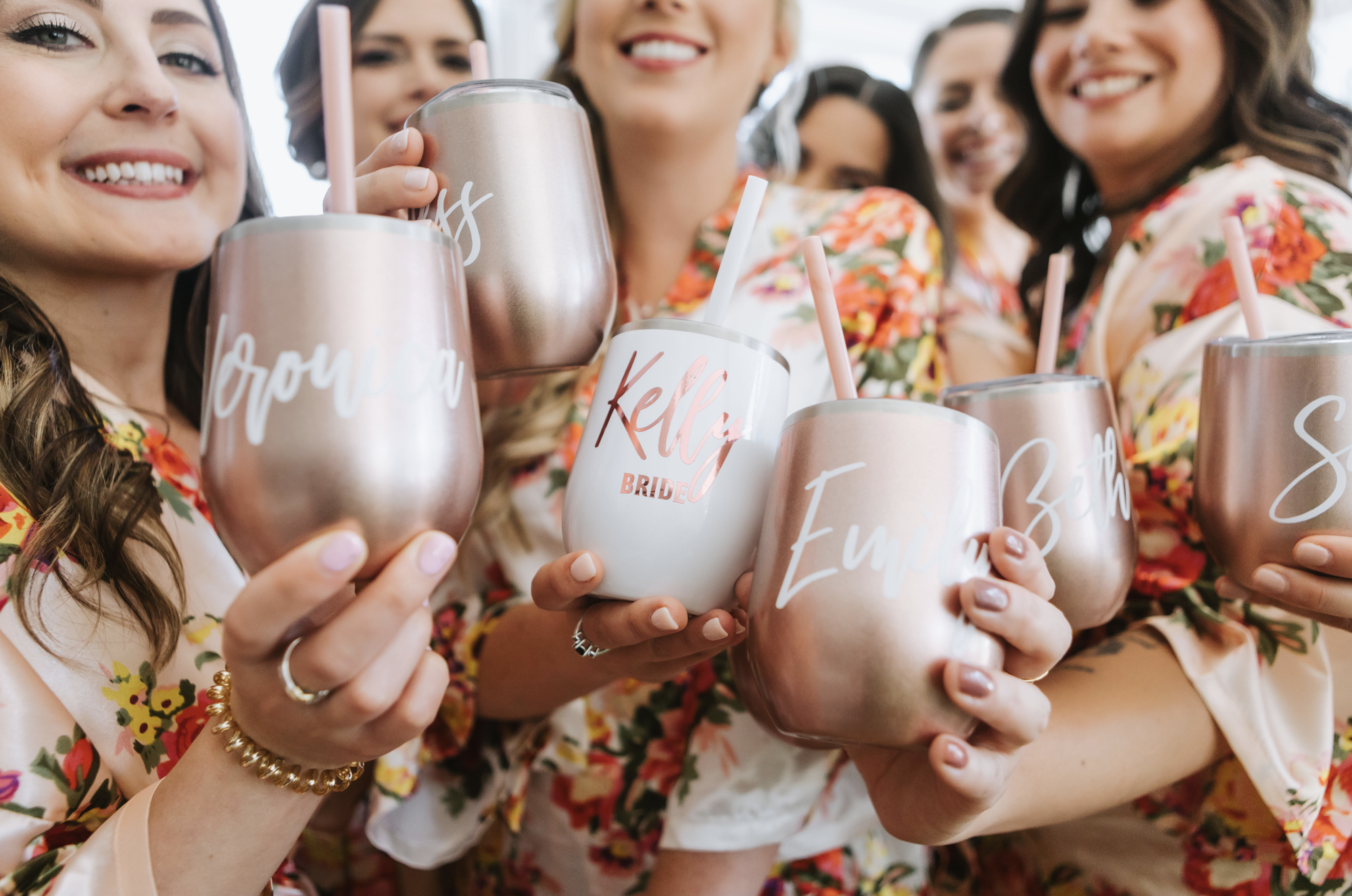 Bridesmaid Cups as Bridal Party Gifts