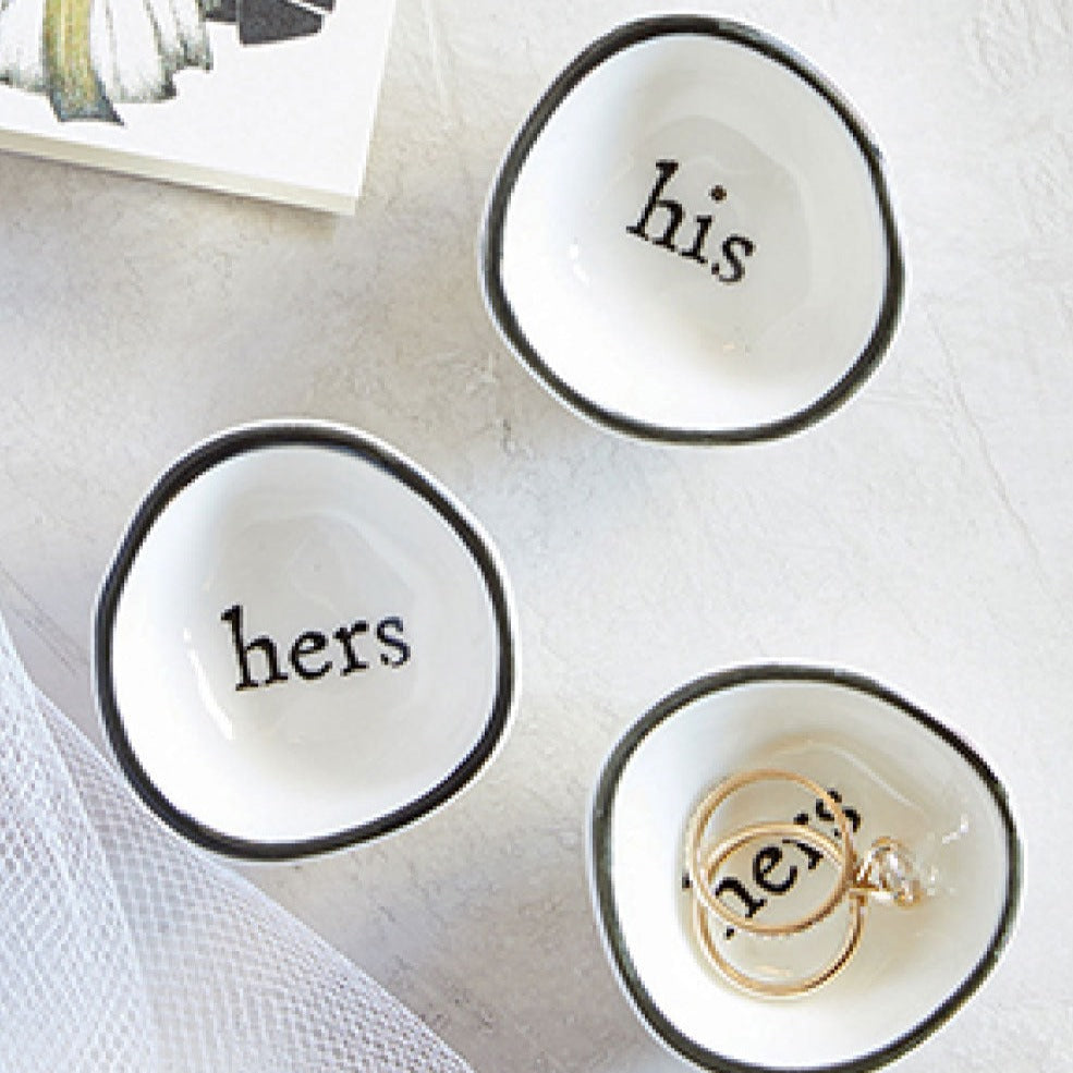 His & Hers Wedding Ring Holders