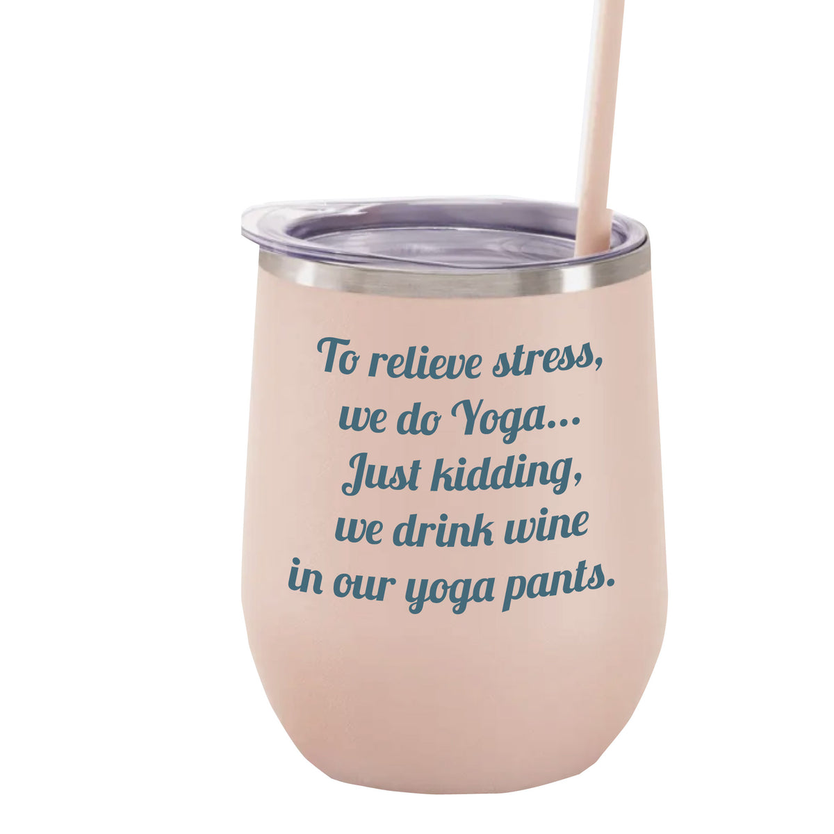 We do Yoga | Stainless Steel Wine Tumbler